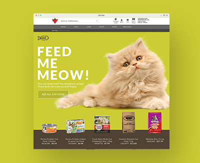 Digital Flyer - Feed Me Meow
