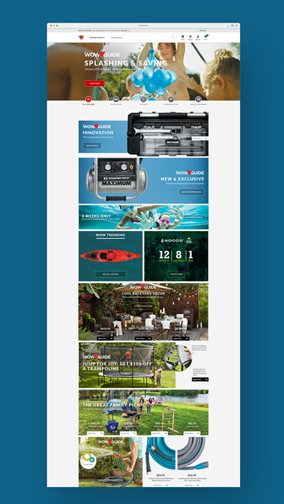 Canadian Tire Home Page