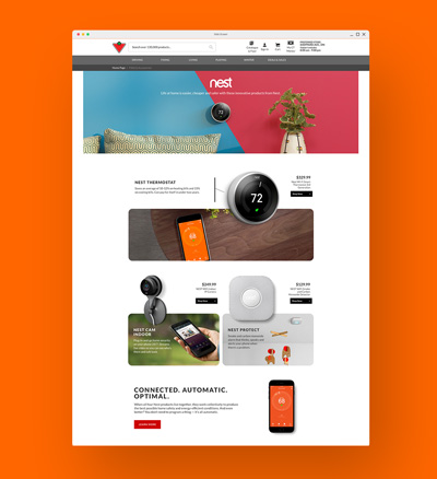 Nest Landing Page